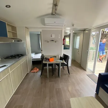 Mobil - Clim, Tv - Camping Falaise Plage 4 Etoiles - 010 キャンプ場 ナルボンヌ・プラージュ